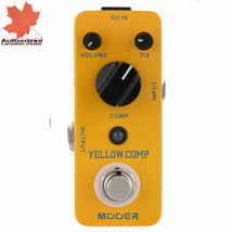 Mooer Yellow Comp Optical Compressor Micro Guitar Effect Pedal New! - £35.82 GBP
