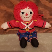 Raggedy Andy  Soldier  Stuffed Collectors Doll 70102 1997 Hasbro 12&quot; Plush - $7.59