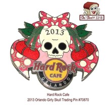 Hard Rock Cafe 2013 Orlando Girly Skull Trading Pin 70870 - $19.95