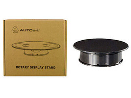 Rotary Display Turntable Stand Small 8 Inches w Black Top for 1/64, 1/43, 1/32, - £37.85 GBP