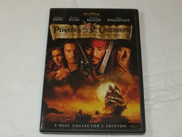DVD Pirates of the Caribbean The Curse of the Black Pearl 2003 2-Disc Set PG-13 - £10.34 GBP