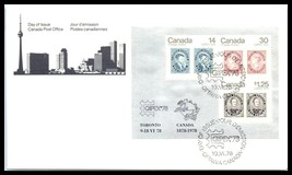 1978 CANADA FDC Large Cover - &quot;CAPEX&quot; Int&#39;ll Philatelic Exhibition, Ottawa F12 - £2.33 GBP