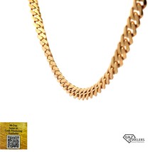 10K Gold 18&quot; Solid 6MM Miami Cuban Chain - £1,904.53 GBP