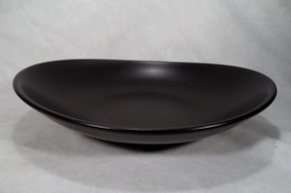 Pier 1 Modern Ebony Bowl Black Stoneware Serving Pasta Salad Dish Replac... - $14.80