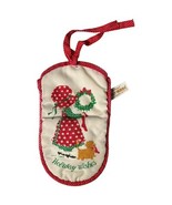 Vintage Holly Hobbie Holiday Wishes Christmas Oven Mitt American Greetings - $182.89 MXN