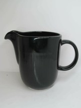 Dansk Edesia Onyx Black Fluted 6 1/2&quot; Tall Pitcher Excellent Cond   Hard To Find - £12.02 GBP
