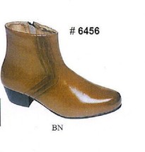 New men&#39;s MAXIMUS #6456 cuban heel dress boots with zipper - $100.00