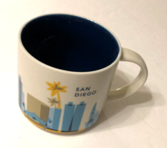 Starbucks 2012 San Diego You Are You Collection White Ceramic Coffee Mug 3 3/4&quot; - £6.31 GBP
