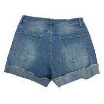 Women&#39;s Distressed Denim Cuffed Jeans Size L - £16.10 GBP