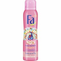 Fa Funky Feathers Peacock Deodorant Spray 150ml- Made In Germany-FREE Shipping - £7.36 GBP
