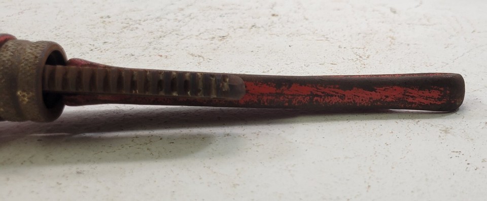 *PV42) Vintage 11" Ridge Tool Rigid Spud Adjustable Smooth Jaw Pipe Wrench USA Item image 7
