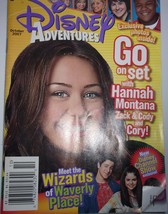 Disney Adventures Hannah Montana Wizards of Waverly Place October 2007 - £4.78 GBP
