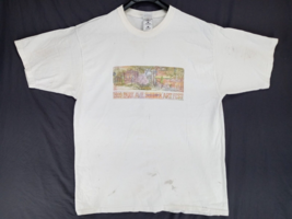 Vintage 1999 NY Park Ave Art Fest Fruit of the Loom White T-Shirt Unisex Size L - £9.86 GBP