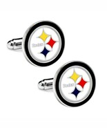 PITTSBURGH STEELERS CUFFLINKS Pennsylvania Football Team Sports Fan w GI... - $16.95