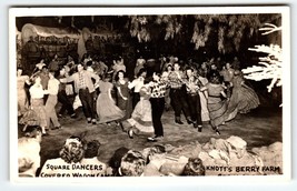 Ghost Town Square Dancers Knott&#39;s Berry Place Buena Park Ca. RPPC Photo Postcard - £13.51 GBP