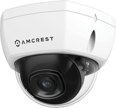 Amcrest Ultrahd 4K (8Mp) Outdoor Security Poe Ip Camera, 3840 X 2160,, 2493Ew). - £93.50 GBP
