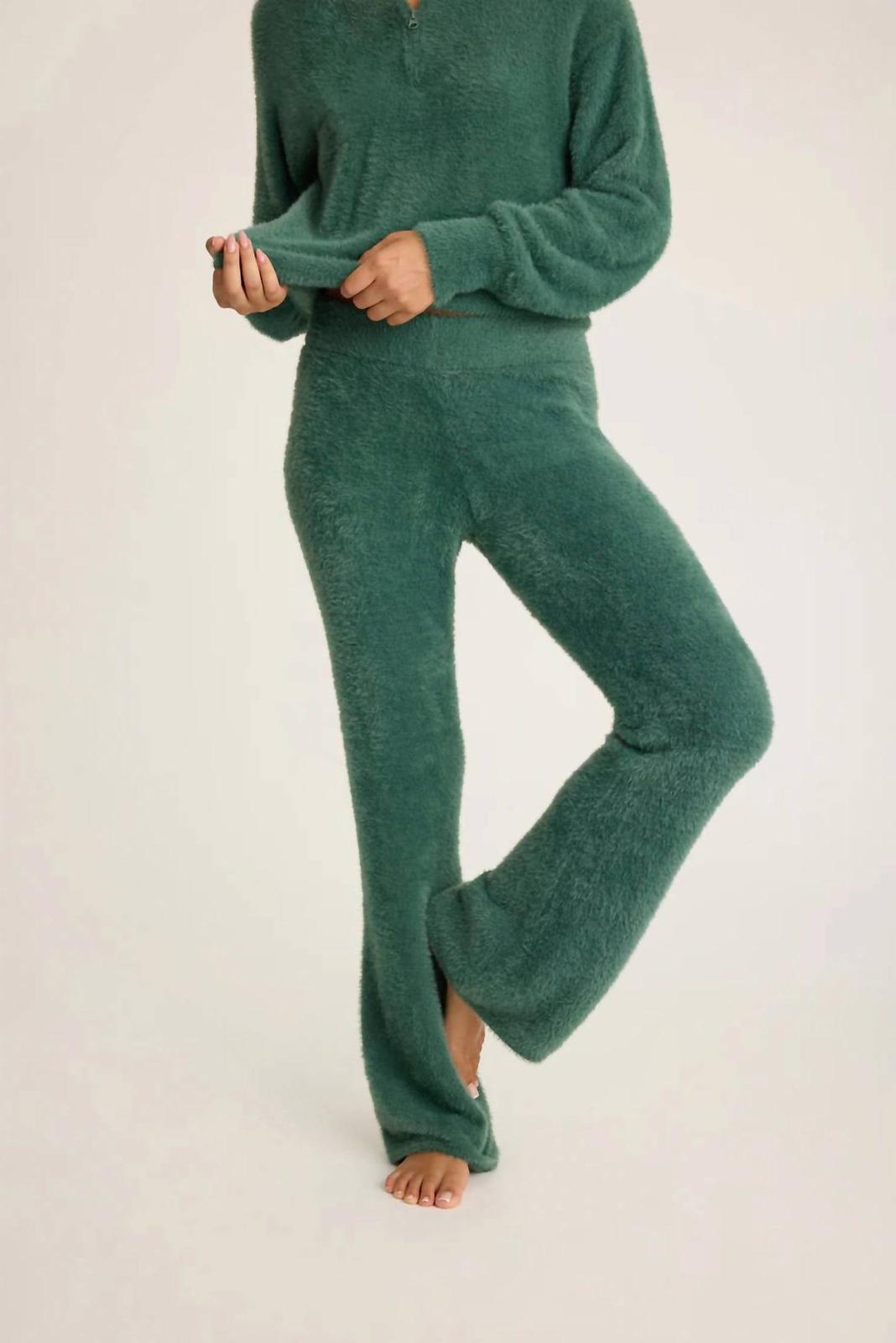 Pj Salvage campfire cozy feather knit lounge pants Sage Leaf - $68.00