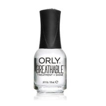 Orly Breathable Nail Color, Treatment + Shine &quot;Clear Coat&quot;, 0.6 Fluid Ounce, 249 - £3.52 GBP