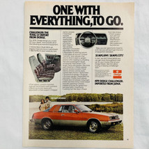1979 Dodge Challenger Imported From Japan Vintage Print Ad Full Color 8&quot;... - $6.62