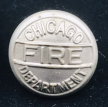 Vintage Chicago Fire Department Uniform Coat Button 15/16&quot; Diameter Fine... - £17.01 GBP