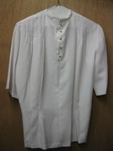 Vintage Womens White button studded blazer - £15.89 GBP