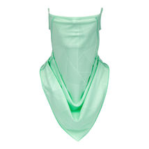 Jade Green Balaclava Scarf Neck Mask Shield Sun Gaiter Headwear Scarves - $15.96