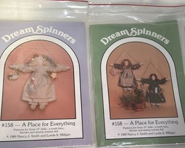 Dream Spinners #158 A Place For Everything Doll Pattern Tooth Fairy+ Vintage New - £7.74 GBP