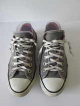 CONVERSE &quot;All Star&quot; Low-Top Gray Canvas Sneakers Women&#39;s Size 7, Men&#39;s Size 5 - £17.36 GBP