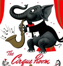 VTG Postcard San Francisco California CA Fairmont Hotel Cirque Room Elephant UNP - £6.25 GBP