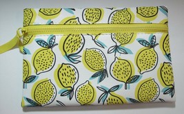 IPSY Makeup Bag Cosmetic Case Lemon Print - £4.37 GBP