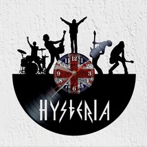 Vinyl Record Clock Music Def Leppard Band Clock Decoration Original Gift - $54.00