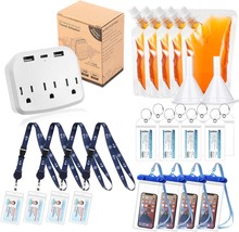 24 Pcs Cruise Accessories Kit Includes Clear Carnival Cruise Luggage Tag... - $50.52