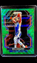 2021 2021-22 Panini Prizm Green Wave #199 Ben Simmons Philadelphia 76ers Card - £3.09 GBP