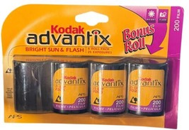 Kodak Advantix Color Film 200 THREE New Rolls Expired 2004 Open Package - $35.99