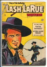 Lash LaRue Western #48-1954-Portrait cover  Dick Giordano-B-Western film star... - $52.62