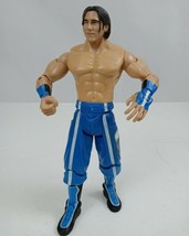 2003 Jakks Pacific WWE Paul London 7" Action Figure Blue Joker Wrestling Gear - $16.48