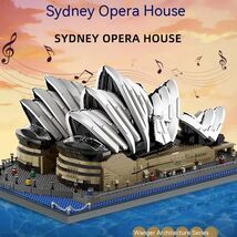 Famous Architecture Australia Sydney Opera House City Model Building Blo... - $290.32