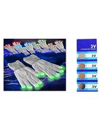 C&amp;H Solutions LED Light Gloves Xmas Gift, Birthday Gift, Halloween, Even... - $126.93 MXN