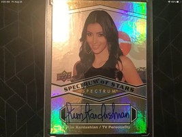 Authenticity Guarantee 
2009 Upper Deck Spectrum Of Stars Kim Kardashian SP R... - £1,313.03 GBP