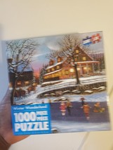SURE LOX 1000 Piece Puzzle WINTER WONDERLAND Dimensions 19&quot; x  27&quot; - £24.82 GBP