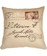 1907 Airmail 24x24 Throw Pillow, Complete with Pillow Insert - $73.45