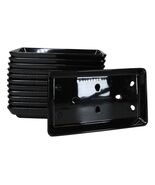 Pack Of 12 Black Neta Zara Sushi Case Sashimi Plates With Drip Holes 8.5... - €68,63 EUR