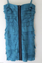 NEW BCBG Max Azria Tahiti Blue Brandie Convertible Tiered Strapless Dress 4 $248 - £109.91 GBP
