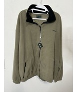 Bolle Gold Full Zip Collared Brown Sweater Size XL - $33.94 CAD