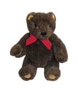 Vtg 90s Gund Jointed Valentine Chocolate Brown Teddy Bear Plush Stuffed ... - £12.38 GBP