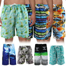 Men's Board Shorts Sport Beach Swimwear Bathing Suit Slim Fit Trunks - $9.44