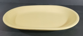 Gibson Housewares Pastel Yellow Mix And Match Stoneware Platter Nos - £16.14 GBP
