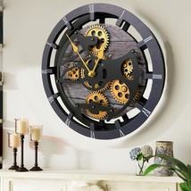 Mantel Clock 17 Inches convertible into Wall Clock Carbon Grey - $152.99