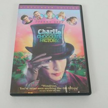 Charlie Chocolate Factory Widescreen Edition DVD 2005 Warner Bros PG Joh... - £4.67 GBP