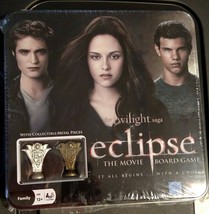 New Twilight Saga Eclipse Vampire Movie Board Game With Collectible Metal Pieces - £7.95 GBP